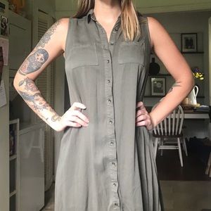 Button up dress